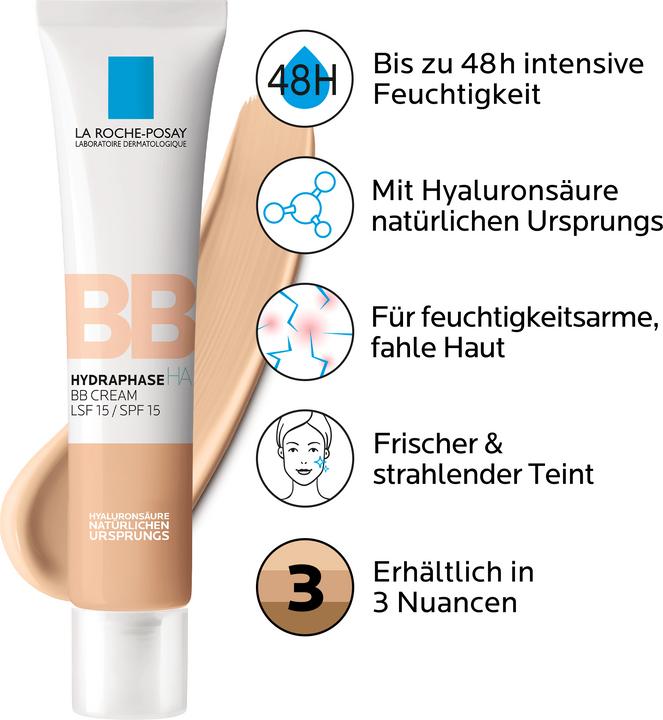 Actual product image La Roche Posay Hydraphase HA BB Cream Light (Light)