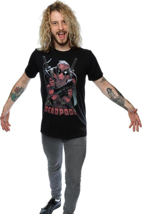 Immagine prodotto Deadpool Ready For Action Maglietta Uomo (XXL)