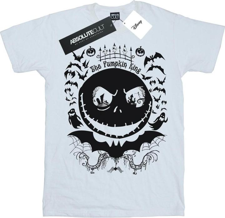 Actual product image Disney Mens Nightmare Before Christmas Jack The Pumpkin King T-Shirt (S)