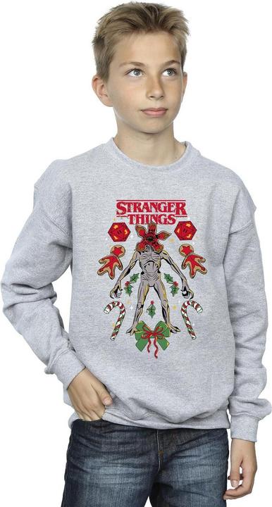 Immagine prodotto Netflix Stranger Things Christmas Demogorgon Felpa Ragazzi (140, 146)