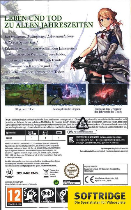Actual product image Square Enix Harvestella (Switch, DE)