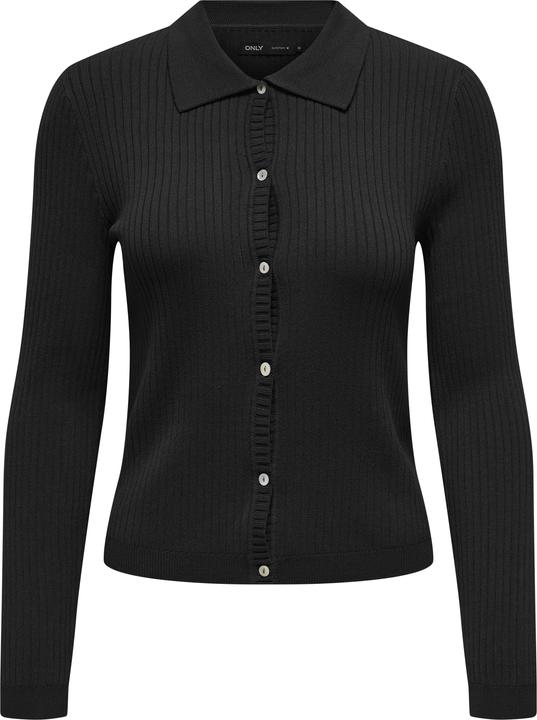 Actual product image Only Regular fit Polo collar Knitted polo shirt Cardigan (L)