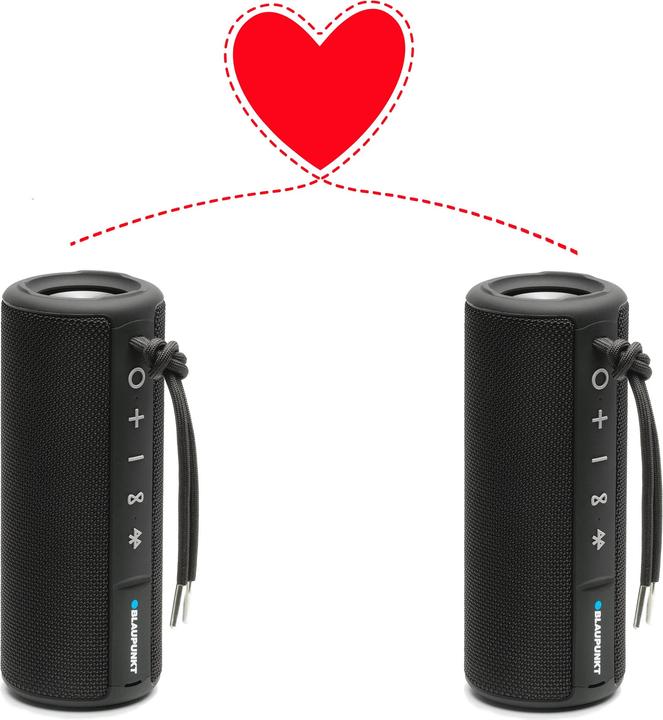Image du produit Blaupunkt Haut-parleur Bluetooth avec TWS | BT 202+ (12 h, Fonctionnement sur batterie)