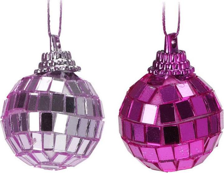 Actual product image Mirror disco ball colour, 8 pcs.