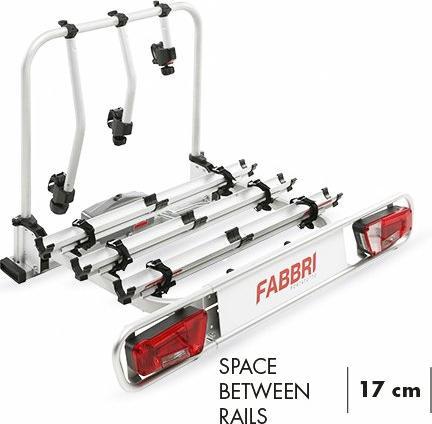 Fabbri Bici Exclusive Deluxe 3 CH Fahrradträger für 3 FahrräderVeloträger