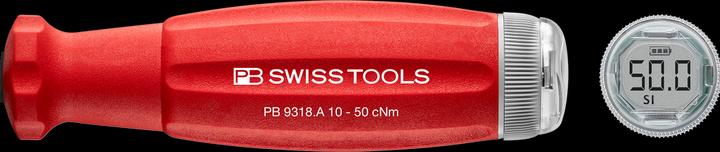 Image du produit PB Swiss Tools Manche dynamométrique PB 9318.A 10-50 CBB (0.10 Nm, 0.50 Nm)