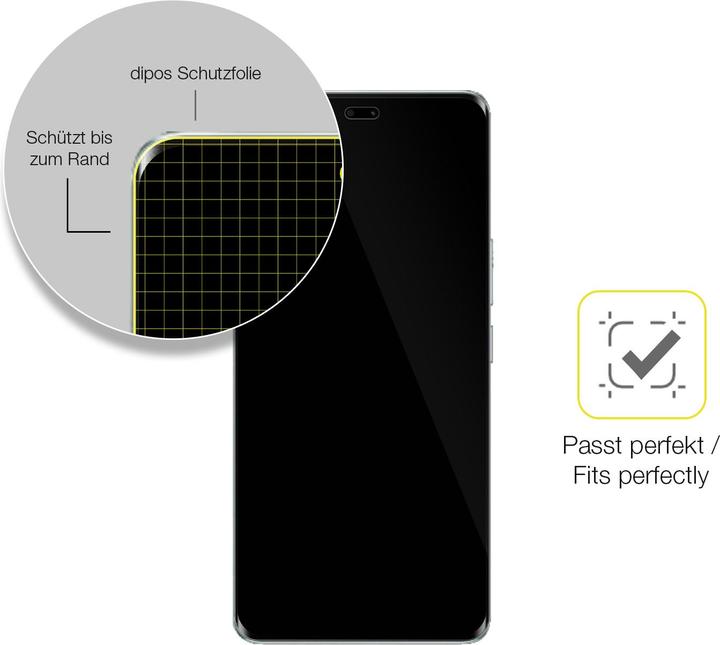 Actual product image Dipos 3D Full Cover Screen Protector (1 Piece, Honor 60 Pro)