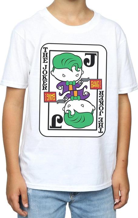 Immagine prodotto Chibi Joker Playing Card Maglietta Ragazzi (140, 146)