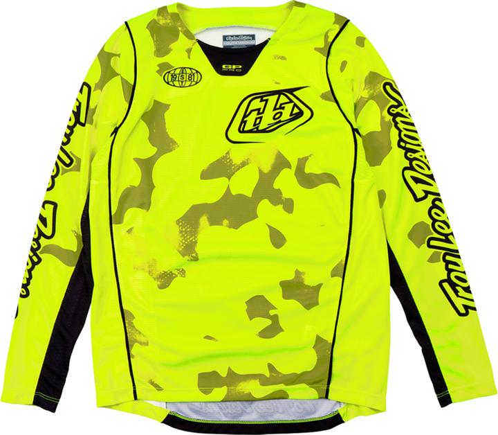 Immagine prodotto Troy Lee Designs GP Pro Jersey, Blotted, flo yellow, youth M (M)