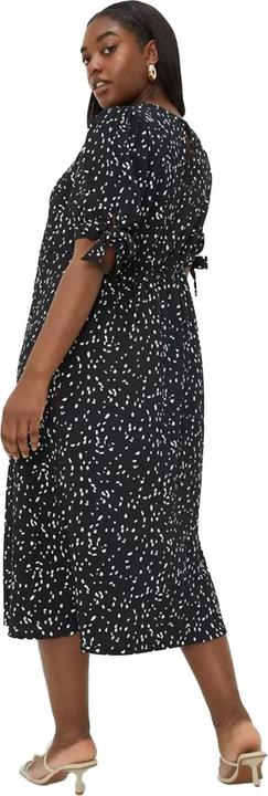 Immagine prodotto Dorothy Perkins Vestito Midi Plus A Pois Maniche a Cravatta Donna (50 D)