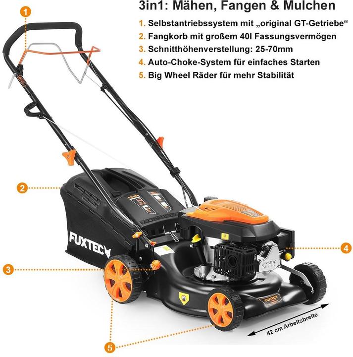 Produktbild Fuxtec FX-RM4346 (Benzinbetrieb)