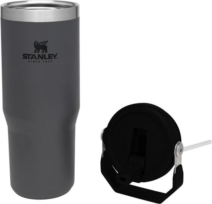 Image du produit Stanley 1913 - The IceFlow Flip Straw Tumbler - 0.89L / 30oz - Charcoal (0.85 l)