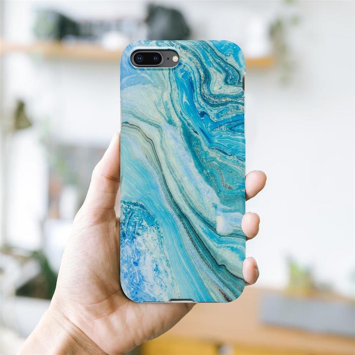 Productafbeelding Cadorabo IMD TPU kleurrijke marmeren hoes (Apple iPhone 7 Plus, Apple iPhone 7s Plus)