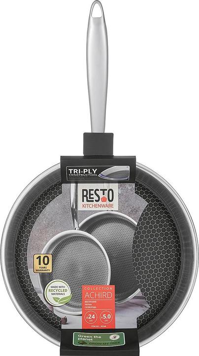 Produktbild Resto Kitchenware RESTO Bratpfanne ES Ø24cm (24 cm, Bratpfanne, Edelstahl)
