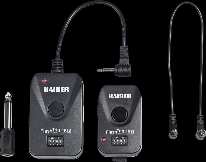 Image du produit Kaiser Fototechnik Déclencheur de flash de studio sans fil FlashTrig 16 Set (Funk)