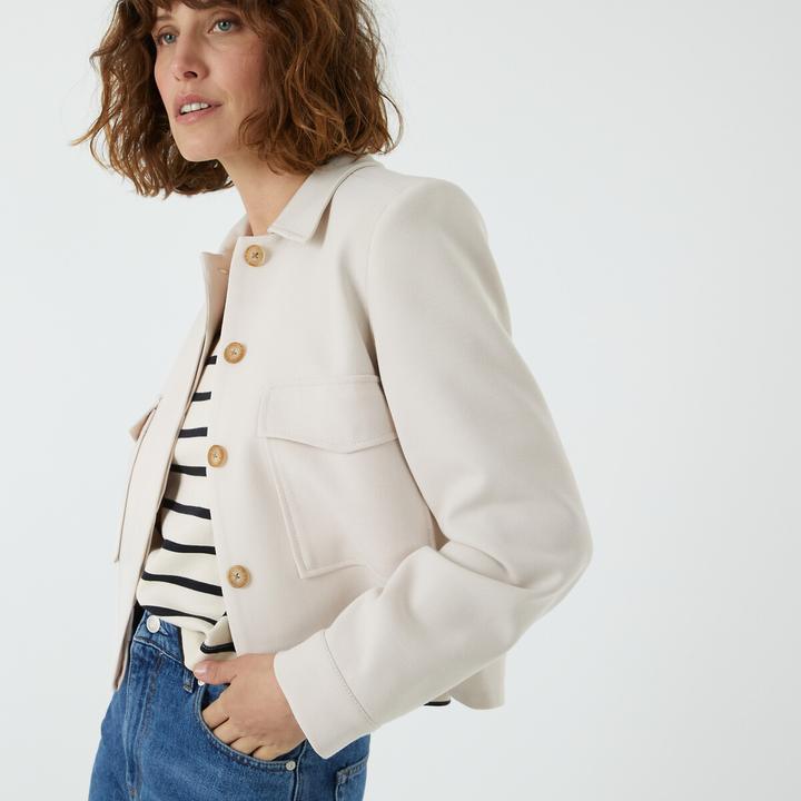 Produktbild La Redoute Collections Kurze Jacke mit Knopfverschluss (38)