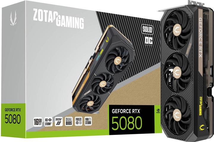 Actual product image Zotac GeForce RTX 5080 Solid OC (16 GB)