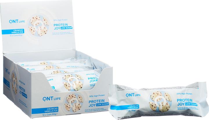 Actual product image QNT Protein Joy Bar 38% (Crispy, Vanilla, 12 pcs., 720 g)