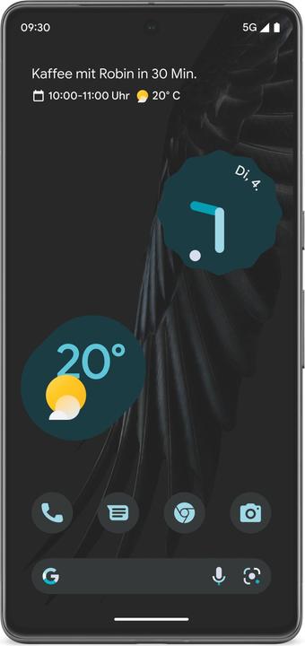 Actual product image Google Pixel 7 Pro (256 GB, Obsidian, 6.70", SIM + eSIM, 50 Mpx, 5G)