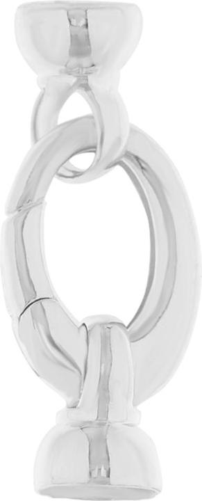 Leyda Klickschloss oval mit Endkappen