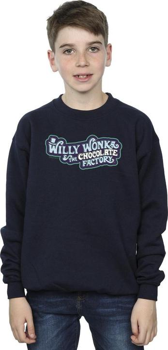 Immagine prodotto Willy Wonka & the Chocolate Factory Chocolate Factory Logo Felpa Ragazzi (152, 158)