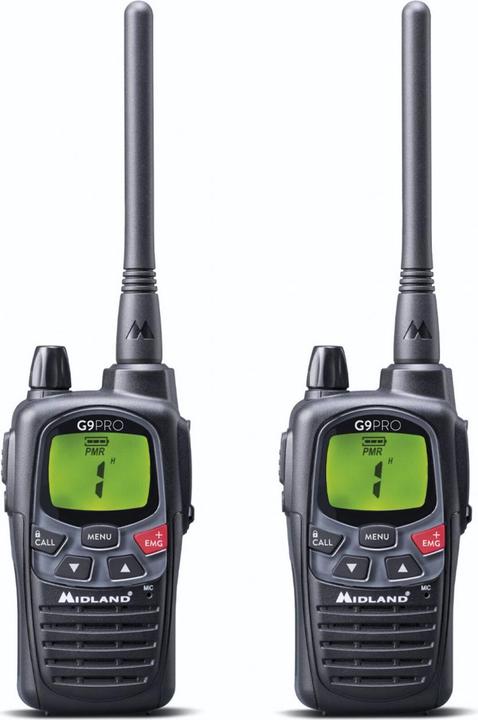 Immagine prodotto Midland G9 Pro 4 confezioni, PMR446 (12 km)