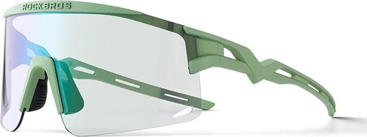 Produktbild Rockbros Photochromic Cycling Glasses with UV Protection and Corrective Insert - Green (Grün)