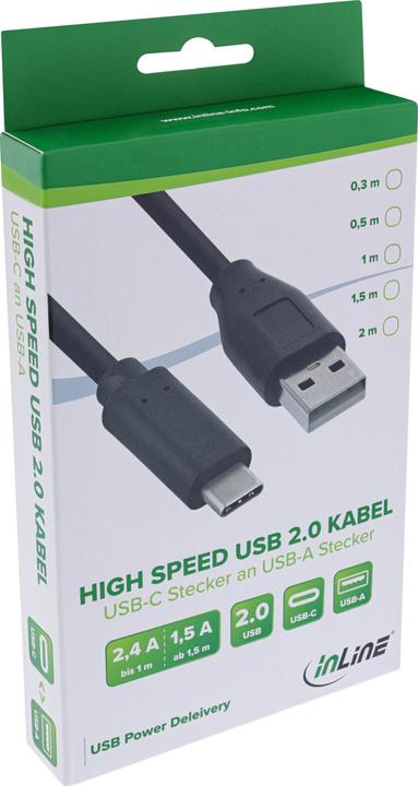 Actual product image InLine USB 2.0 cable (2 m, USB 2.0)