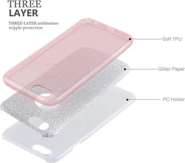 Produktbild Cadorabo TPU Glitzer (3-teilig) Cover (Apple iPhone 6)