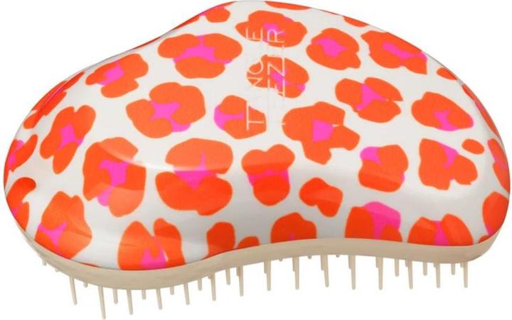 Actual product image Tangle Teezer The Original Mini Detangling Brush for Traveling and Small Hands Printed Orange Safari