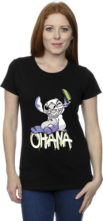Produktbild Disney Lilo And Stitch Ohana Graffiti TShirt (L)