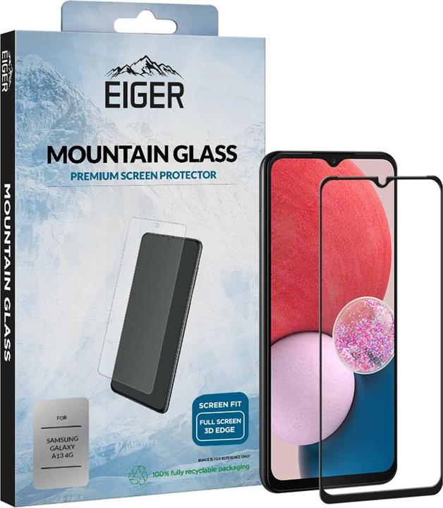 Actual product image Eiger Mountain Glass Clear Edge (1 Piece, Samsung Galaxy A13)