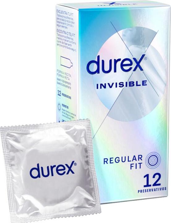 Produktbild Durex Unsichtbare Extra Feine 12 Einheiten (12 Stk.)