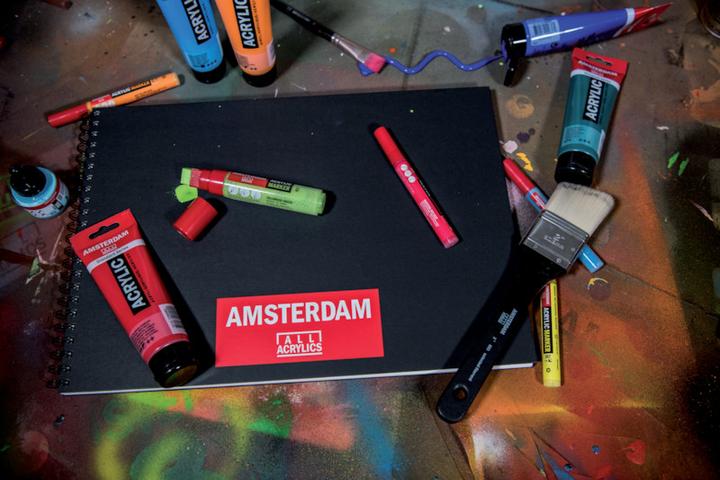 Produktbild Amsterdam Marker karminrot (Karmin, 4 mm, 1 x)