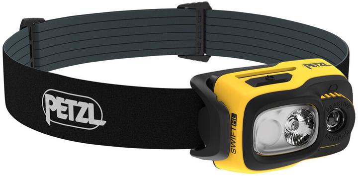 Produktbild Petzl E810AB00 SWIFT RL Stirnlampe, schwarz/gelb (1100 lm)