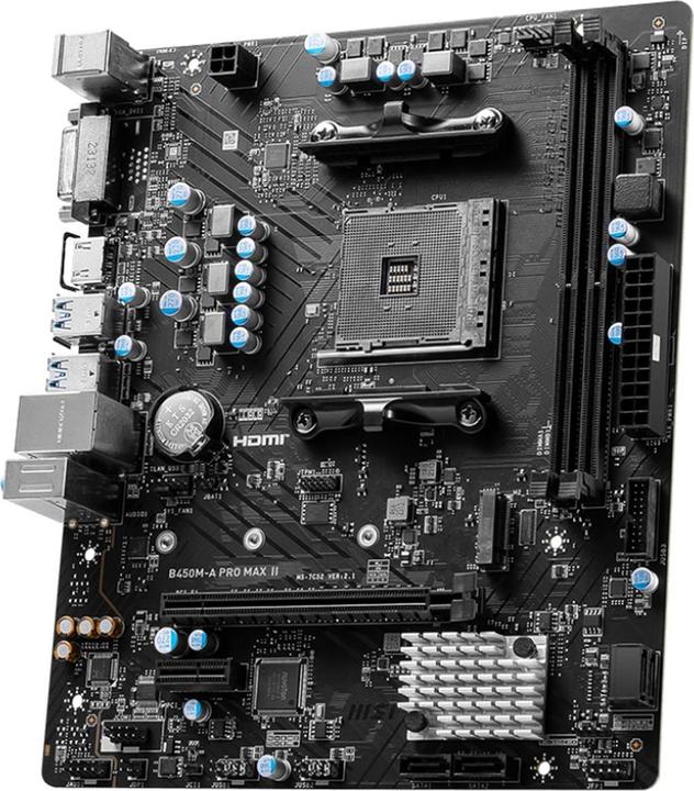 Produktbild MSI B450M-A PRO MAX II (AM4, AMD B450, mATX)