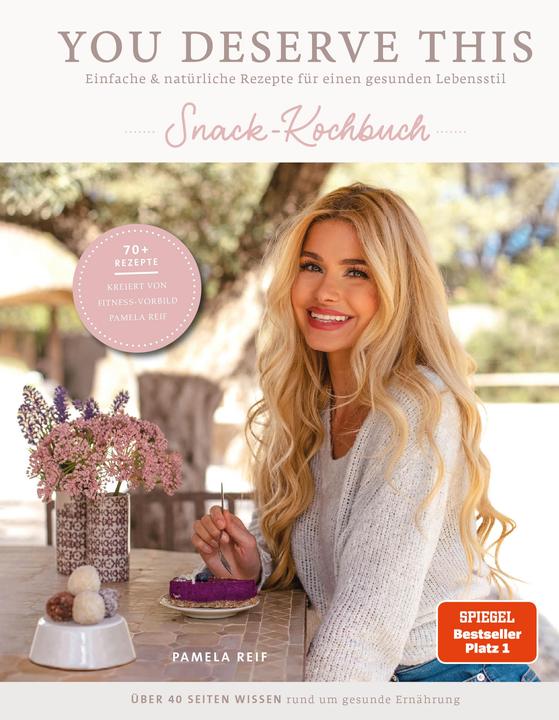 Actual product image You deserve this. Snack Cookbook (German, Pamela Reif)