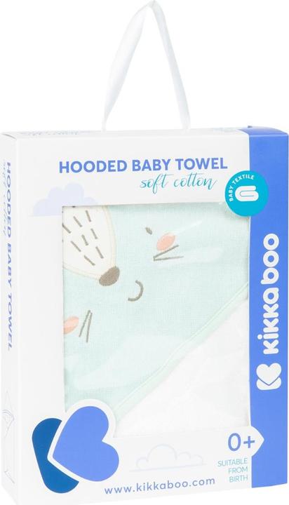Actual product image Kikkaboo Hooded towel 90 x 90 cm