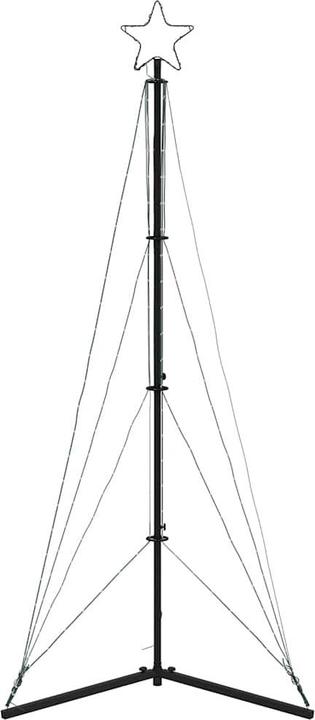 Immagine prodotto VidaXL Illuminazione per albero di Natale 363 LED bianco freddo 182 cm
