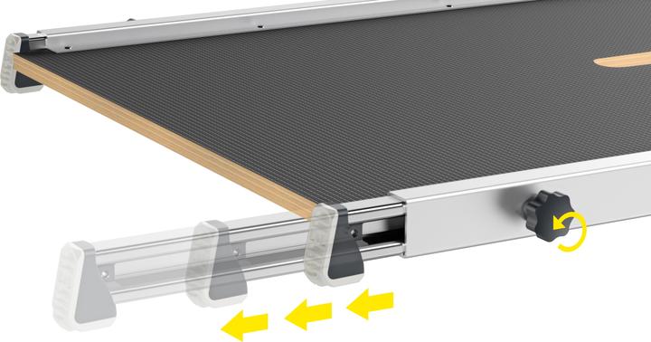 Produktbild Hailo TP1, Treppenpodest, Die innovative und sichere Lösung zum Renovieren und Dekorieren im Treppenhaus (Arbeitsplattform, 93 cm)
