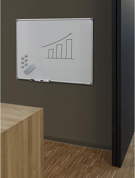 Actual product image Maul Whiteboard, sheet steel, plastic coated, WxH 1500 x 1000 mm. (1000 x 1500 mm)