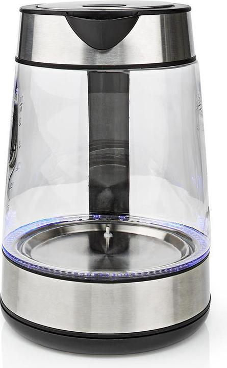 Actual product image Nedis Kettle - Glass housing - Temperature display - Variable temperatures (60, 70, 80, 90, 100 (1.70 l, EU plug)