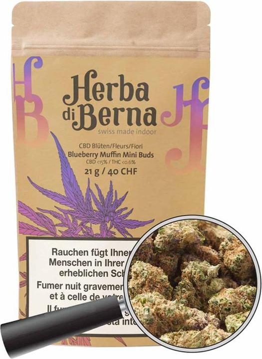 Produktbild Herba di Berna Blueberry Muffin Mini-Buds (21 g, Indoor)