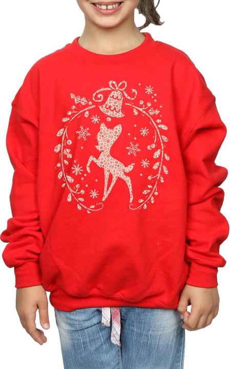 Immagine prodotto Disney Bambi Christmas Wreath Felpa Ragazze (140, 146)
