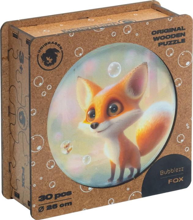 Produktbild Unidragon Bubblezz Fuchs (30 Teile) - Holzpuzzle für Kinder (30 Teile)