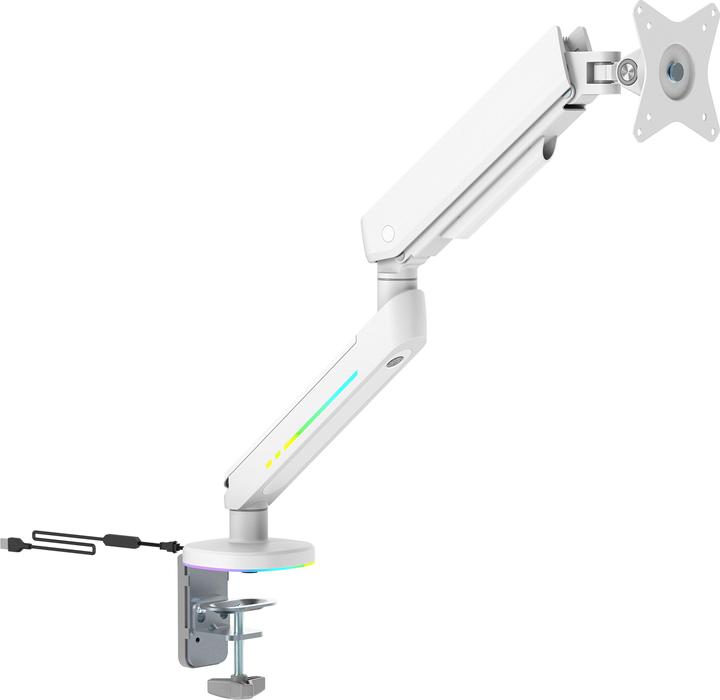 Actual product image Deltaco Gaming RGB - Single Arm Monitor Mounts (Table, 32")