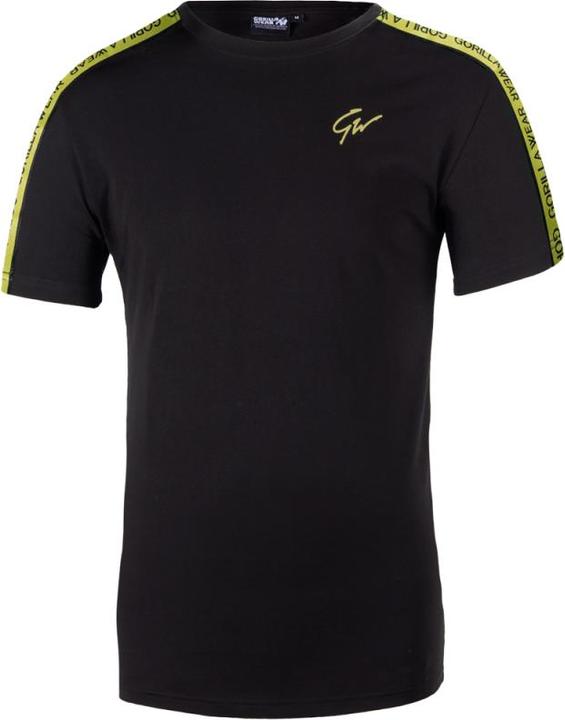 Immagine prodotto Gorilla Wear Maglietta Chester Nero / Giallo (S)