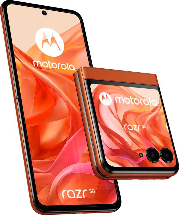 Immagine prodotto Motorola Razr 50 (256 GB, Arancione frizzante, 3.60", SIM + eSIM, 50 Mpx, 5G)