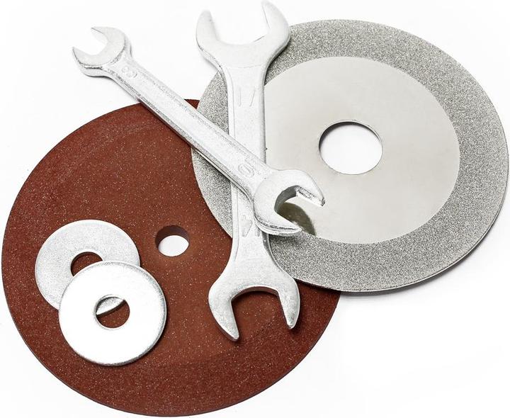Actual product image Wiltec Circular Saw Blade Sharpener 110W 230V, portable (Saw blade sharpener, 110 W)