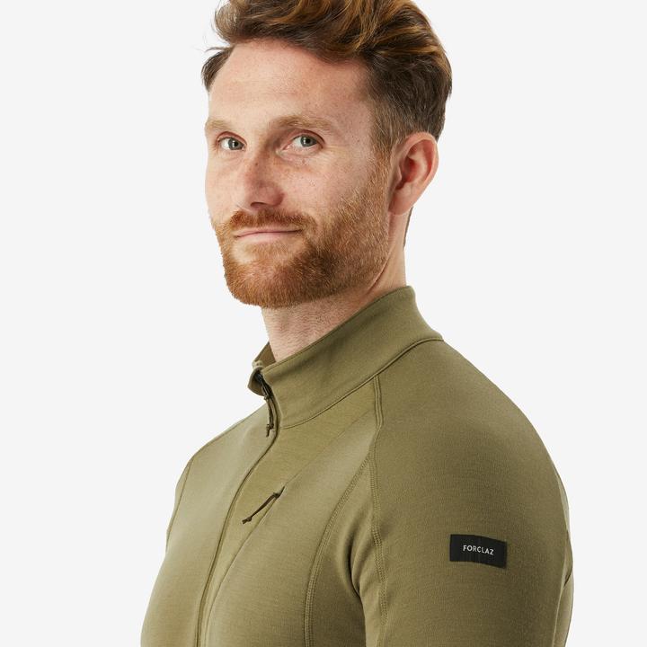 Actual product image Forclaz Men's long-sleeved merino trekking shirt - MT900 (XXL)